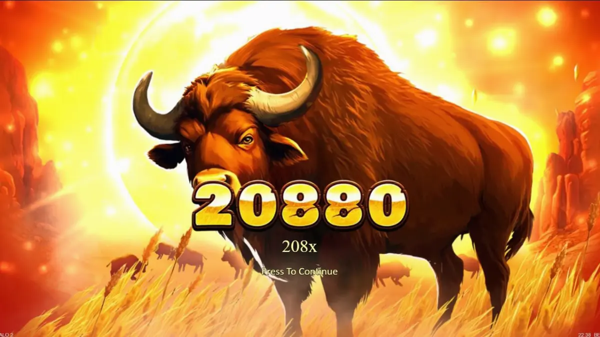 Big Wild Buffalo 2 slot machine gameplay interface